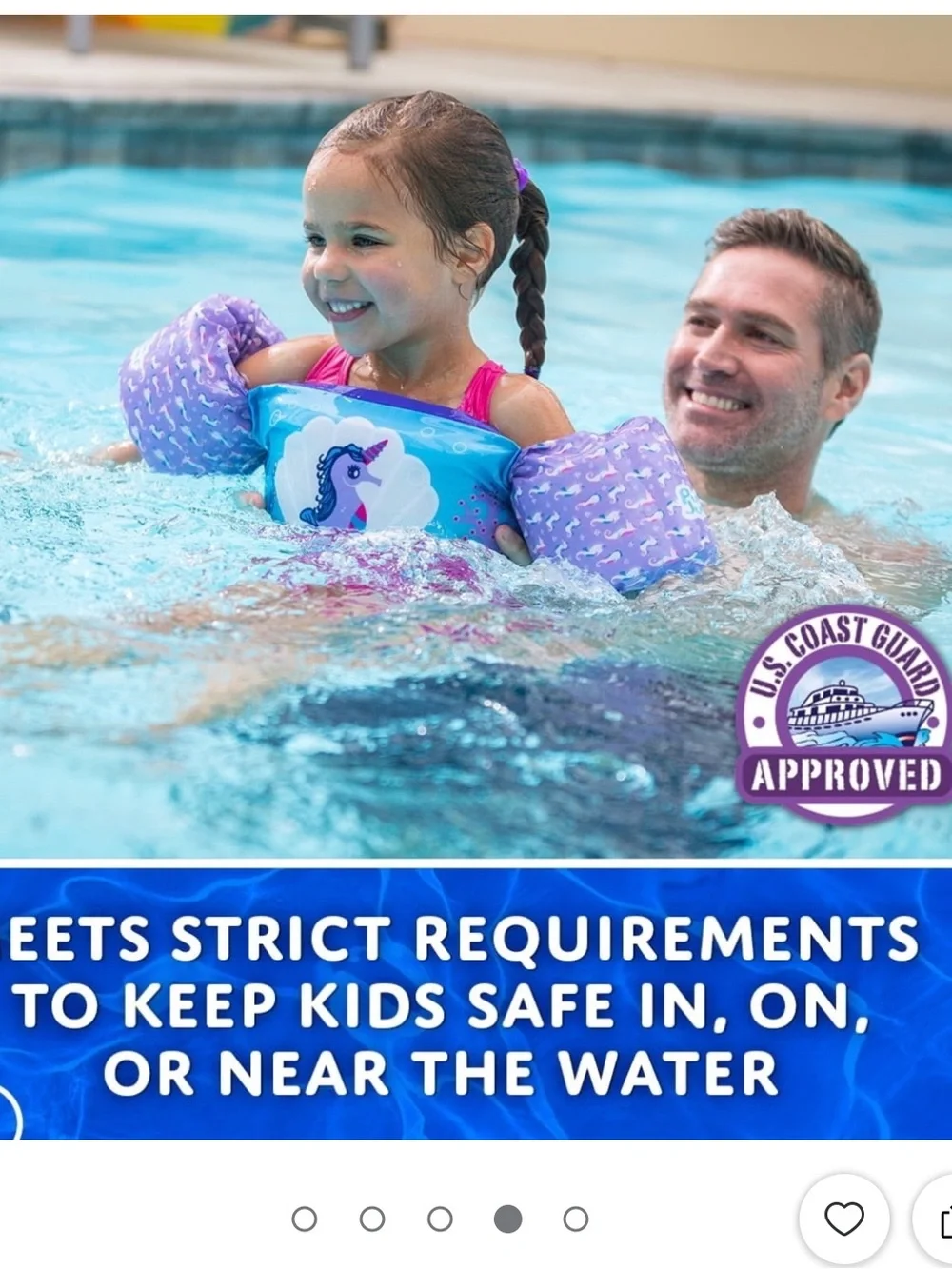 Stearns Pink Seahorse Puddle Jumper